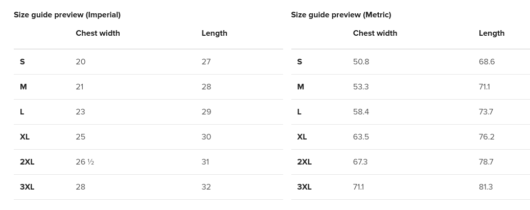 Strength in Character – Men's Premium Pullover Hoodie Size Guide