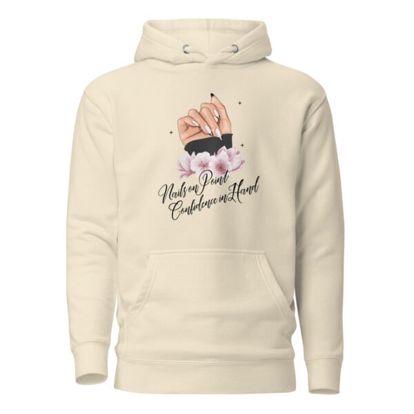 nails on point, confidence in hand – unisex premium hoodie | cotton heritage m2580