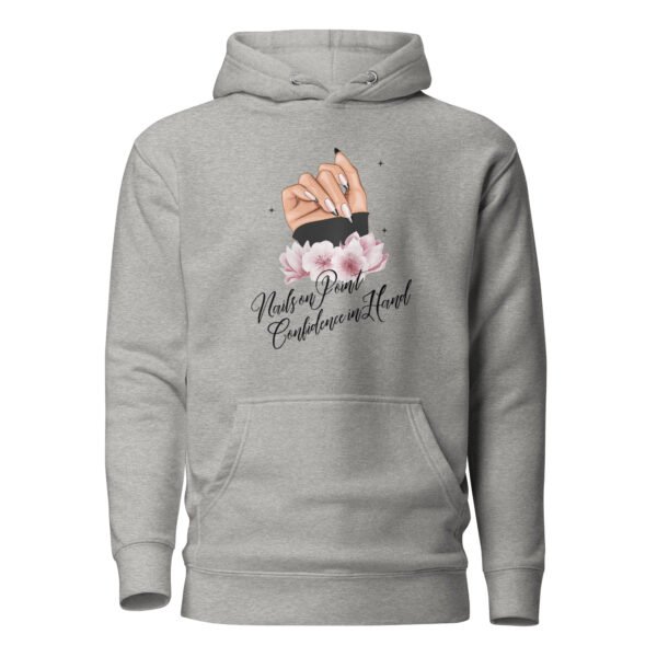 nails on point, confidence in hand – unisex premium hoodie | cotton heritage m2580