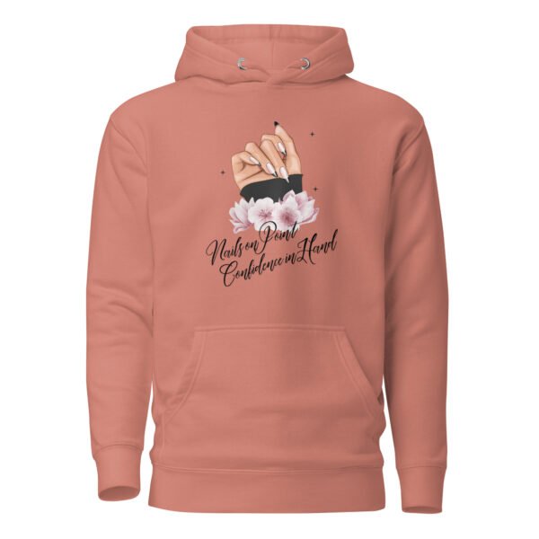 nails on point, confidence in hand – unisex premium hoodie | cotton heritage m2580