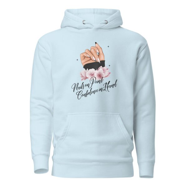 nails on point, confidence in hand – unisex premium hoodie | cotton heritage m2580