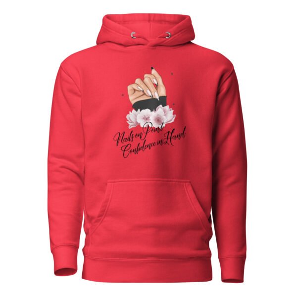 nails on point, confidence in hand – unisex premium hoodie | cotton heritage m2580