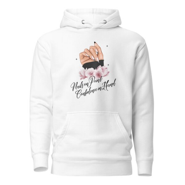 nails on point, confidence in hand – unisex premium hoodie | cotton heritage m2580
