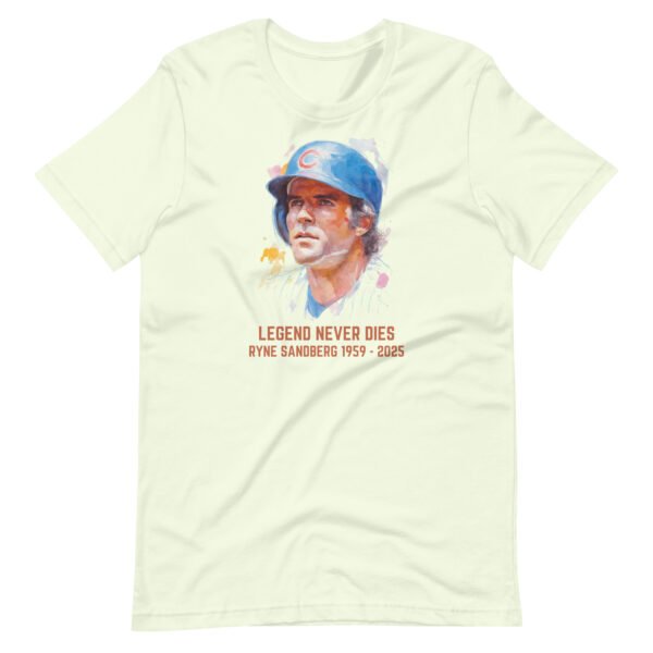 ryne sandberg tribute tee unisex staple t shirt | bella + canvas 3001