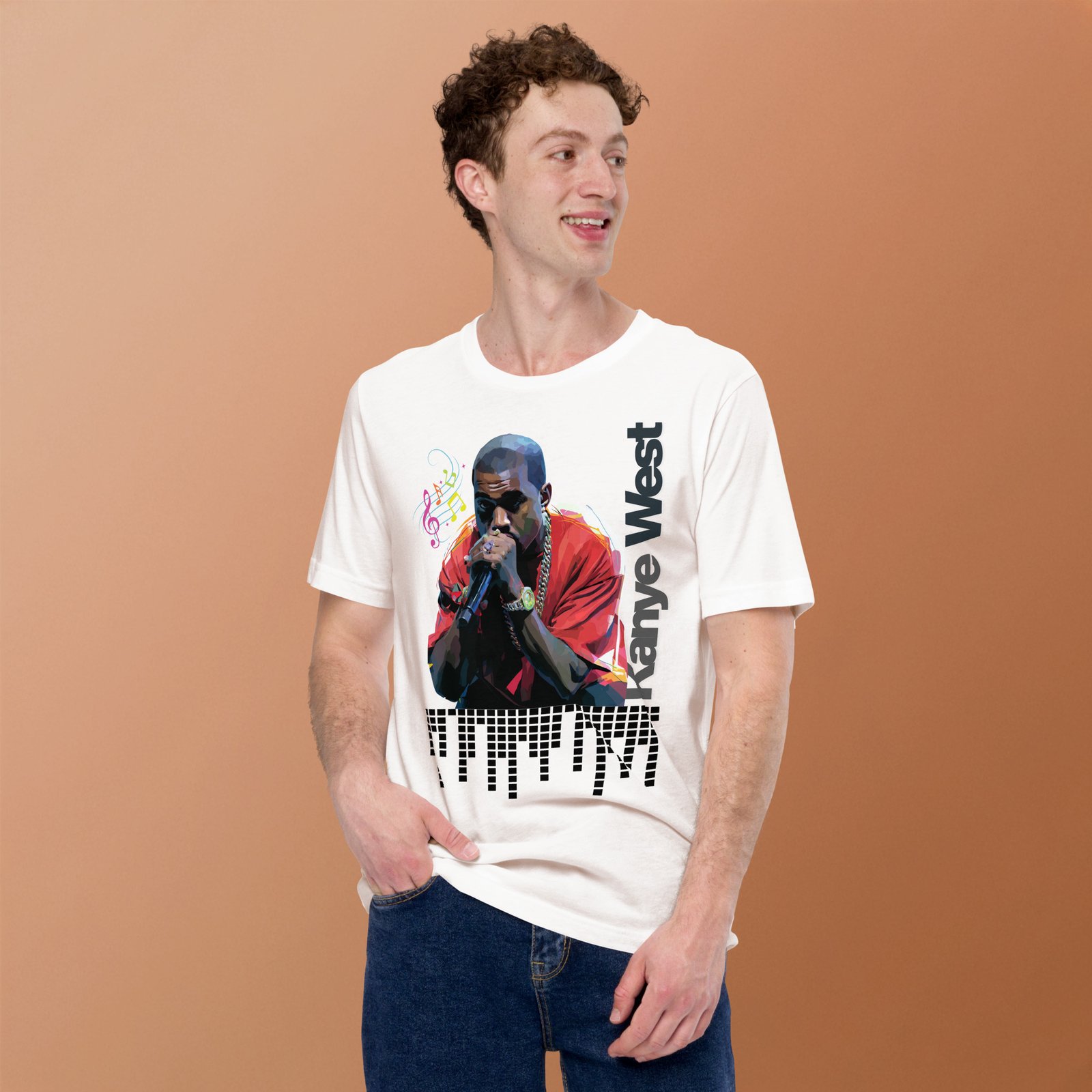 kanye west graphic tee – unisex staple t shirt | bella + canvas 3001