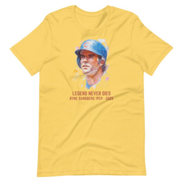 ryne sandberg tribute tee unisex staple t shirt | bella + canvas 3001