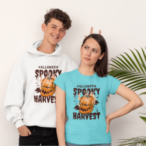 spooky harvest unisex halloween t shirt | bella + canvas 3001