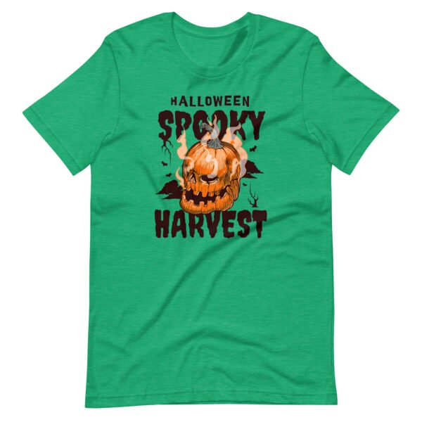spooky harvest unisex halloween t shirt | bella + canvas 3001