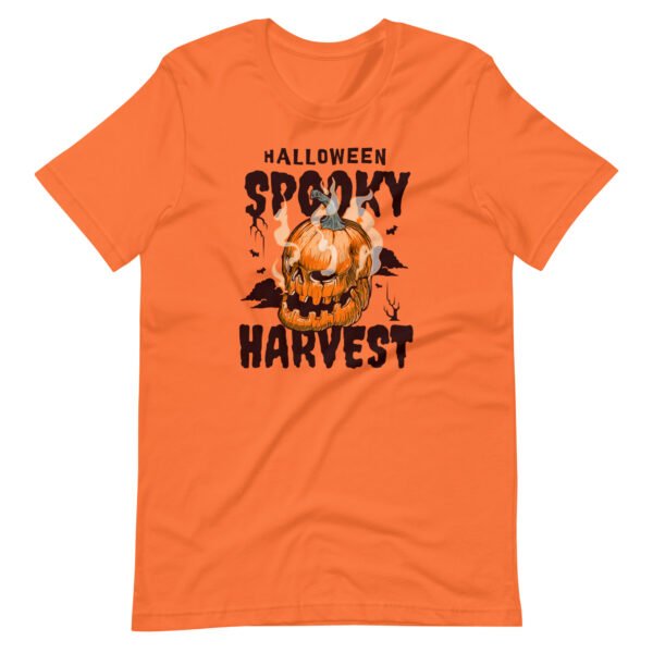 spooky harvest unisex halloween t shirt | bella + canvas 3001