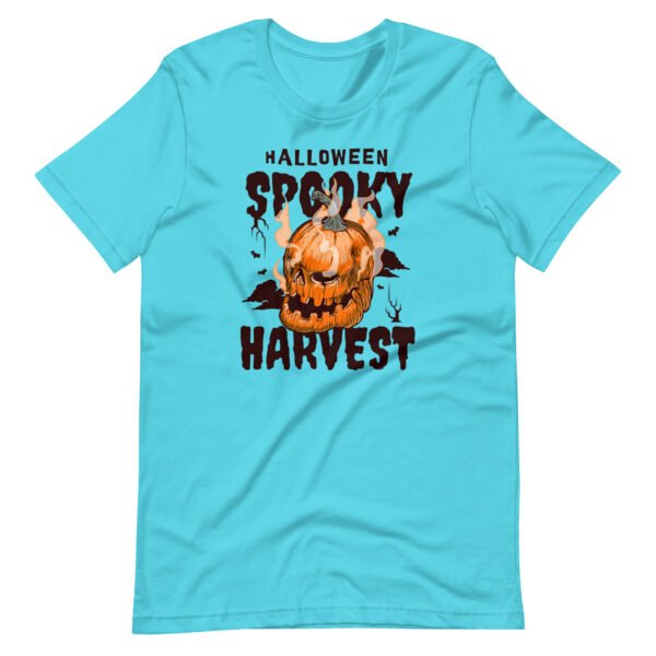 spooky harvest unisex halloween t shirt | bella + canvas 3001