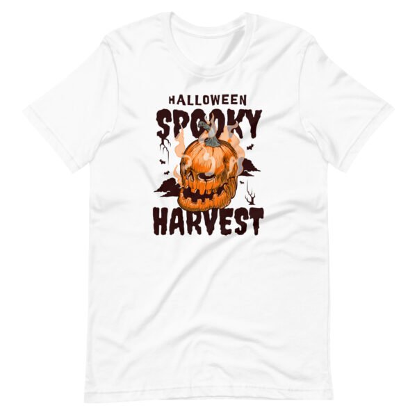 spooky harvest unisex halloween t shirt | bella + canvas 3001