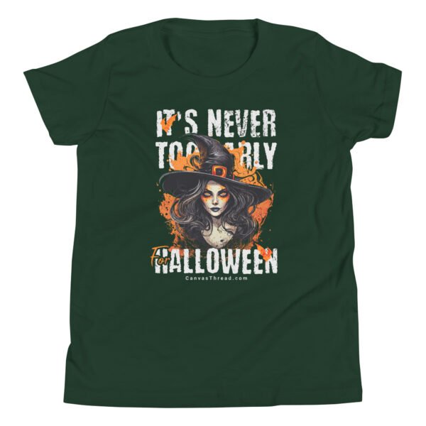 youth unisex short sleeve t shirt – it’s never too early for halloween