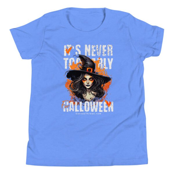 youth unisex short sleeve t shirt – it’s never too early for halloween