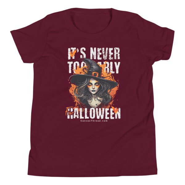 youth unisex short sleeve t shirt – it’s never too early for halloween