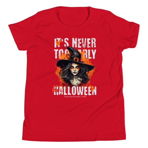 youth unisex short sleeve t shirt – it’s never too early for halloween